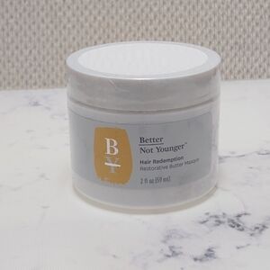 Better Not Younger Hair Redemption Restorative Butter Masque Mask 2 .oz Sealed
